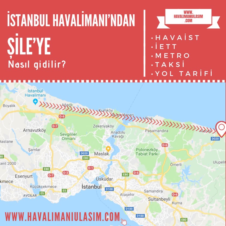 İstanbul Havalimanı'ndan Şile'ye HAVAİST/HAVAŞ Var mı?, İstanbul Havalimanı'ndan Şile'ye Metro ile Gidilir mi? İstanbul Havalimanı Şile Ulaşım Bilgileri