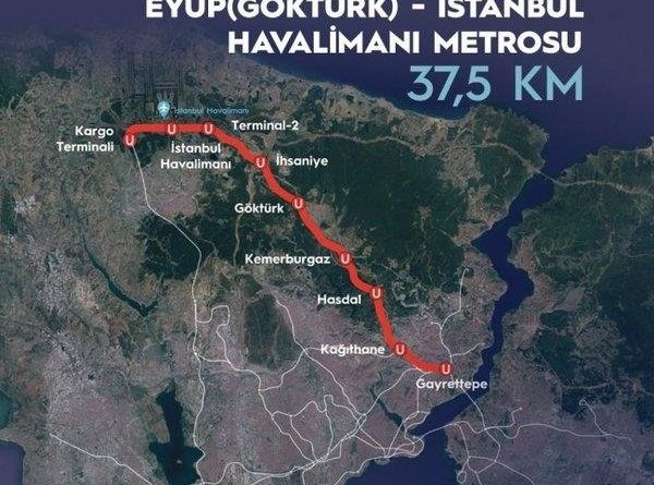 İstanbul Havalimanı Metrosu Kasım'da (2022) Açılacak